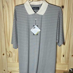 This Heritage Cross Gray with white strips  with cross cool  is new with tags